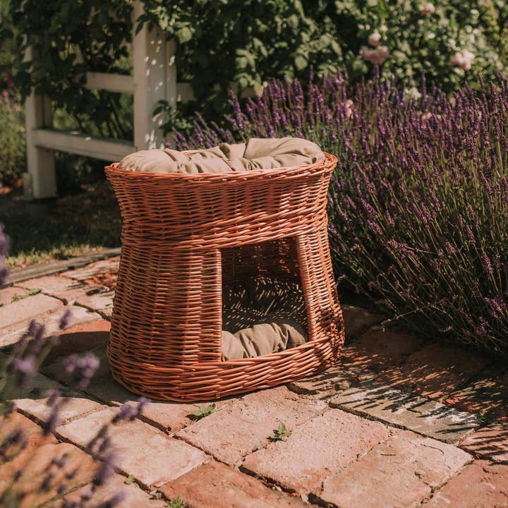 The Wicker Stories – Engroshandel Seng - Kat/hund – Wicker Cat House, Cat Basket, Kurv Til Lille Hund4