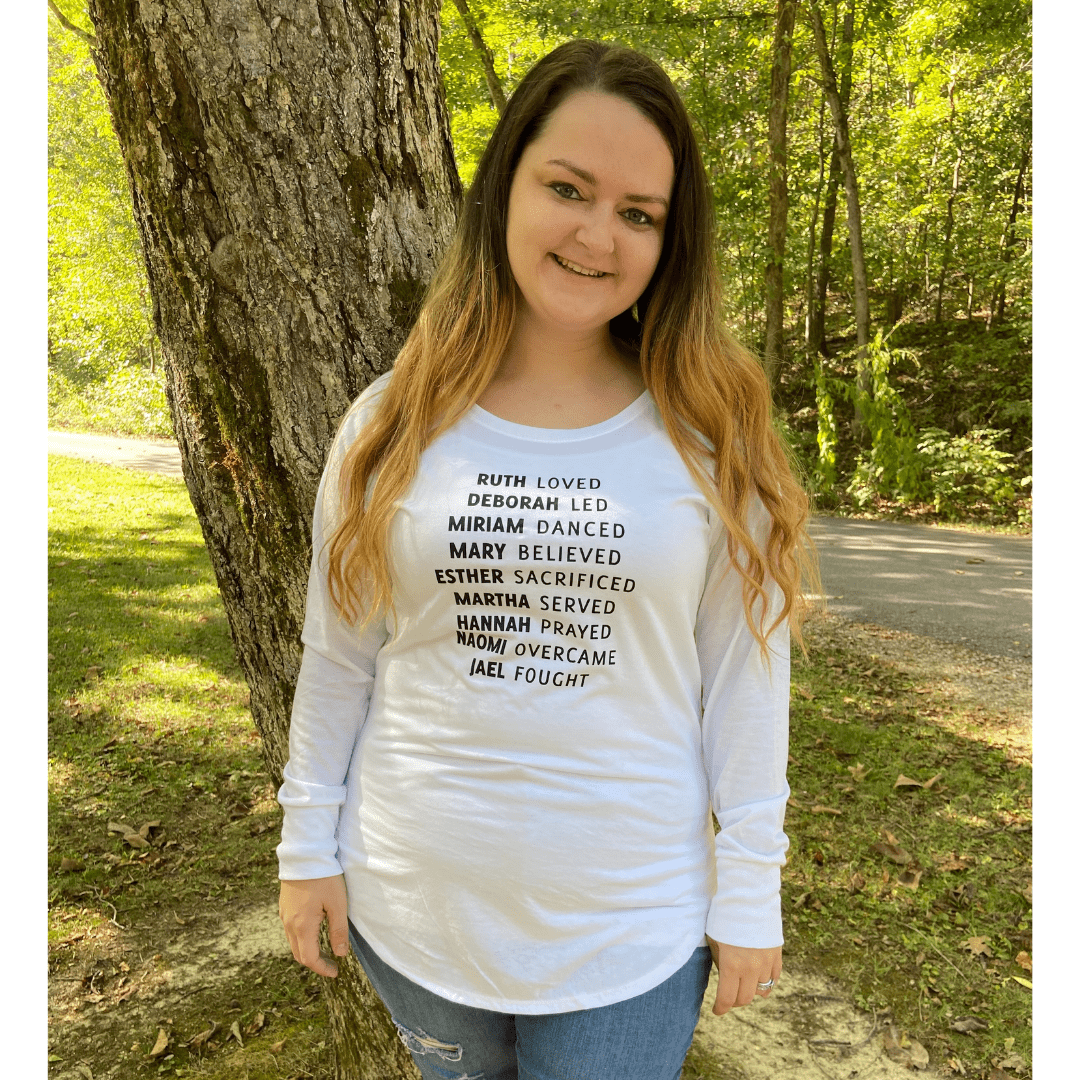 EllyandGrace – Großhandel T-Shirt mit Siebdruck – Damen – Ruth Loved Tunika-T-Shirt3