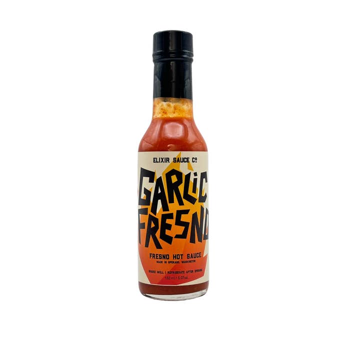 Elixir Sauce Co - Wholesale Hot Sauce - Garlic Fresno Hot Sauce