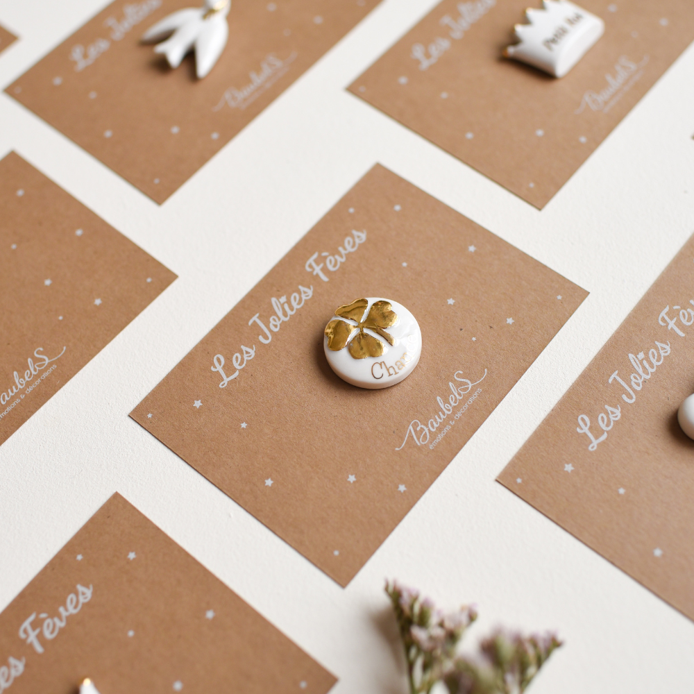 Baubels – Großhandel Streusel – Baubels Porzellan-Feve Taube - Königskuchen-Dekoration3