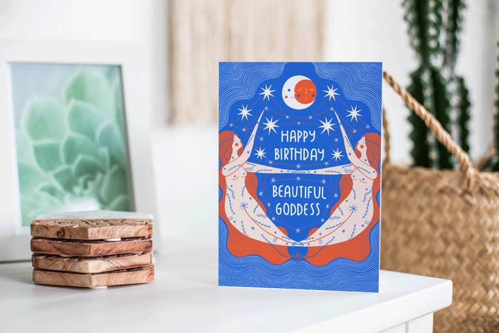Gingiber - Wholesale Birthday Card - Birthday Goddess Greeting Card1