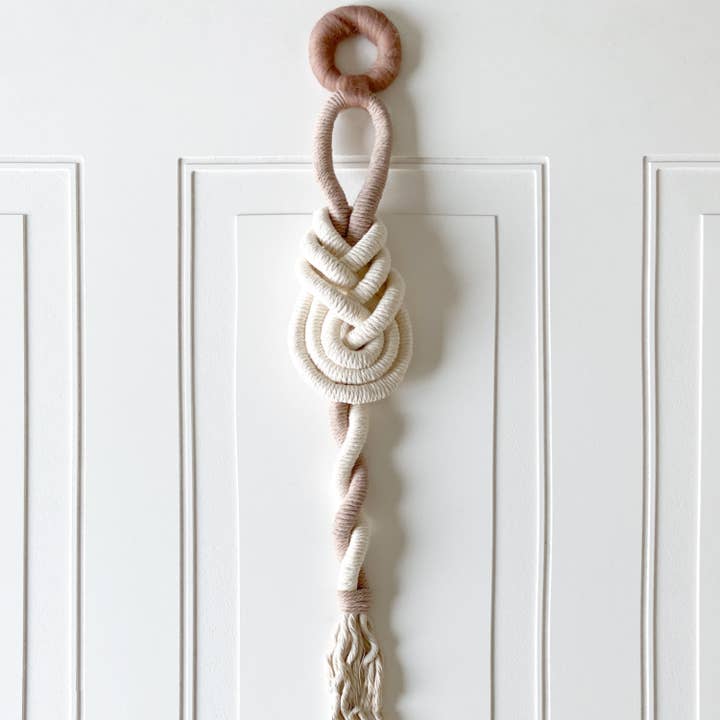 Pippa Knot Macramé Wrapped Wall Hanging for wholesale by OLF