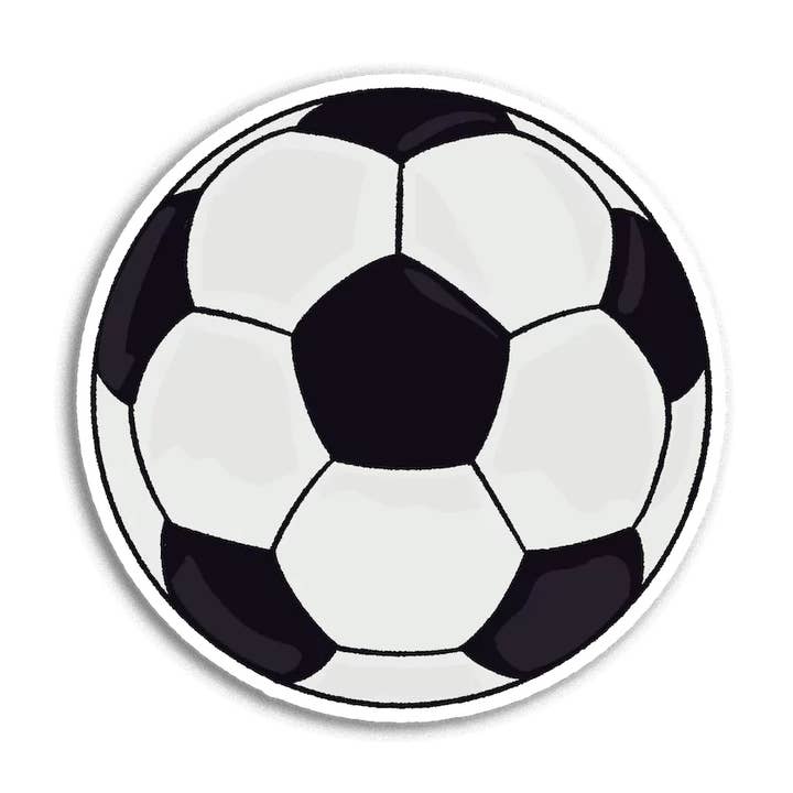 Soccer Ball Sticker for wholesale by Stick With Finn