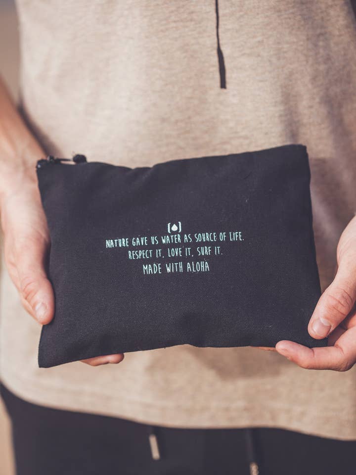 UNISEX RECYCLED WATER PURSE for wholesale by Manawai Wear