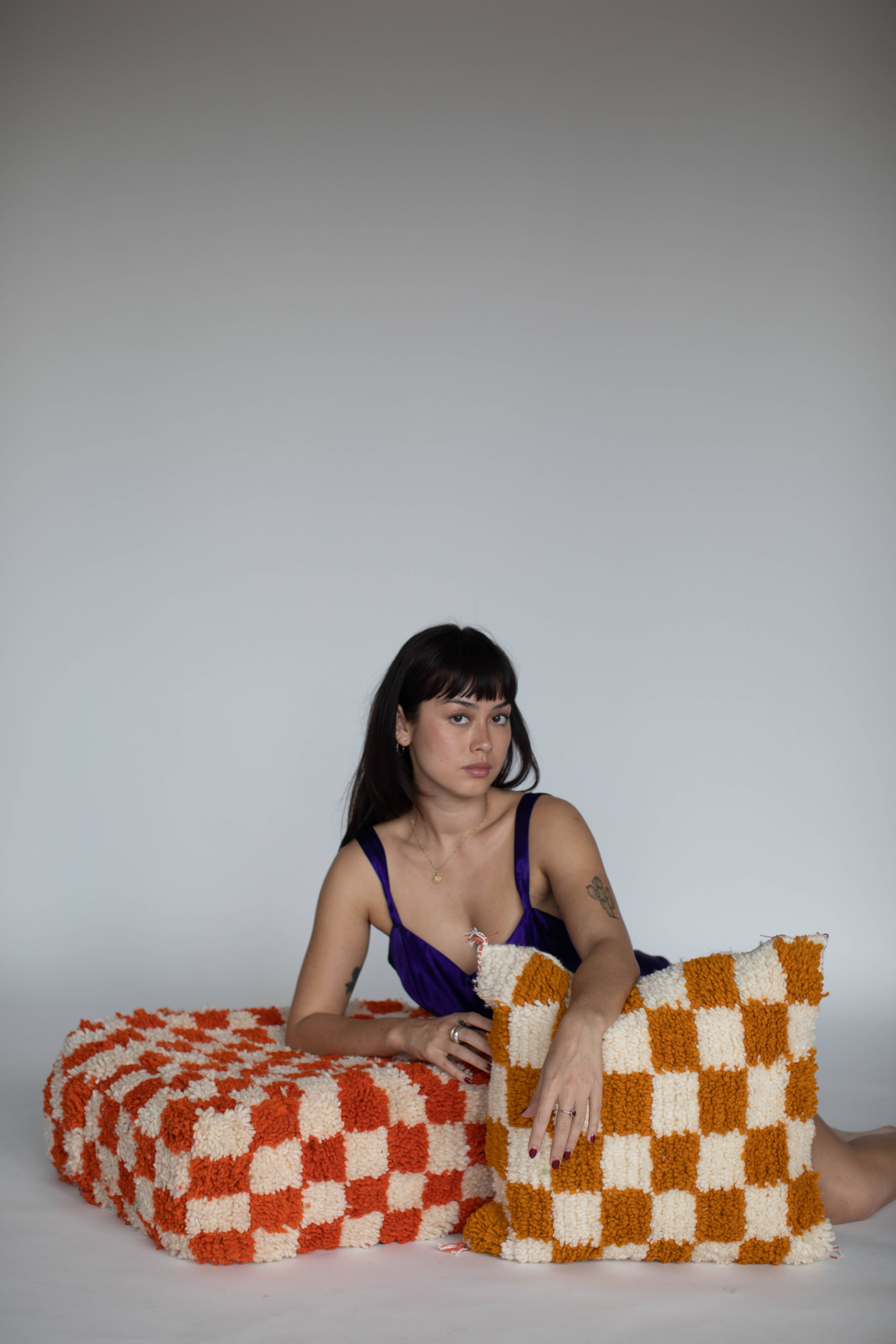 Voyage - Wholesale Throw pillow cover - Checkered Moroccan Pillow Covers14