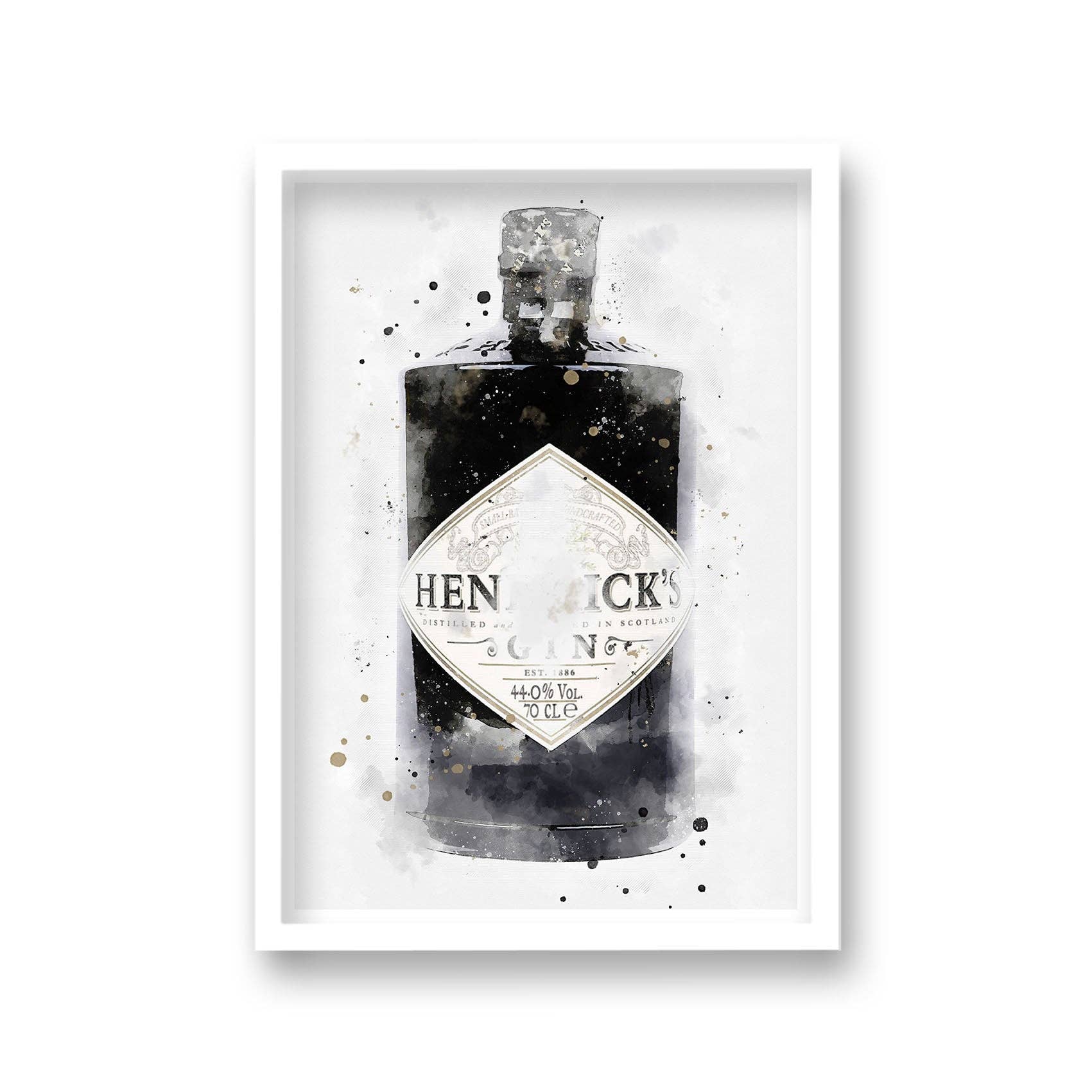 Gallery Print and Art - Wholesale Art Print - Gin Graphic Splash Print Hendricks Inspired1