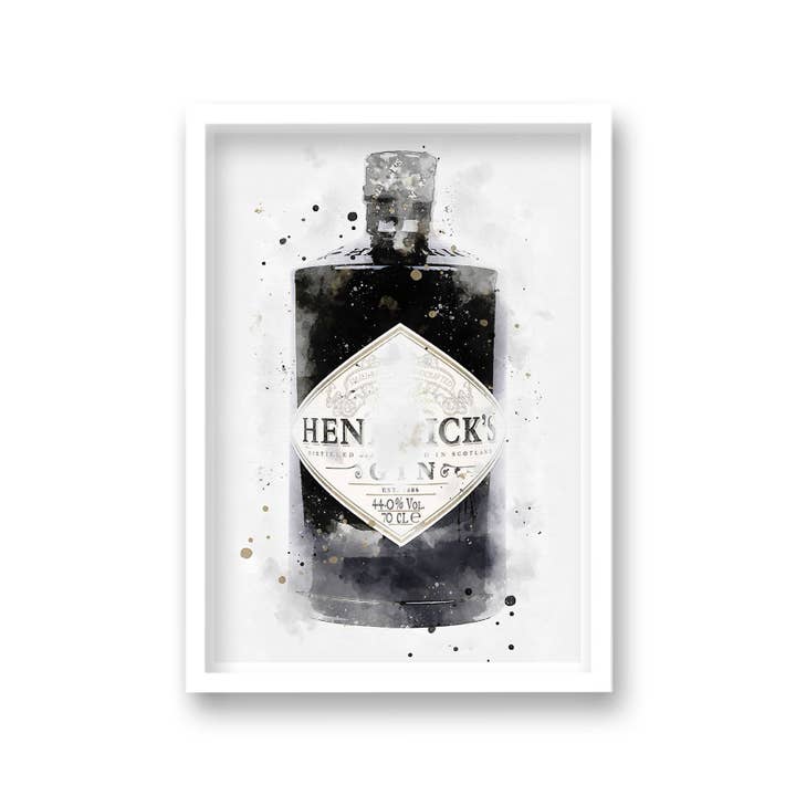 Gallery Print and Art - Wholesale Art Print - Gin Graphic Splash Print Hendricks Inspired1