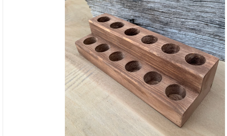 Urbanfarmergirls - Wholesale Lip Balm - Wooden Lip Balm Counter Top Display3