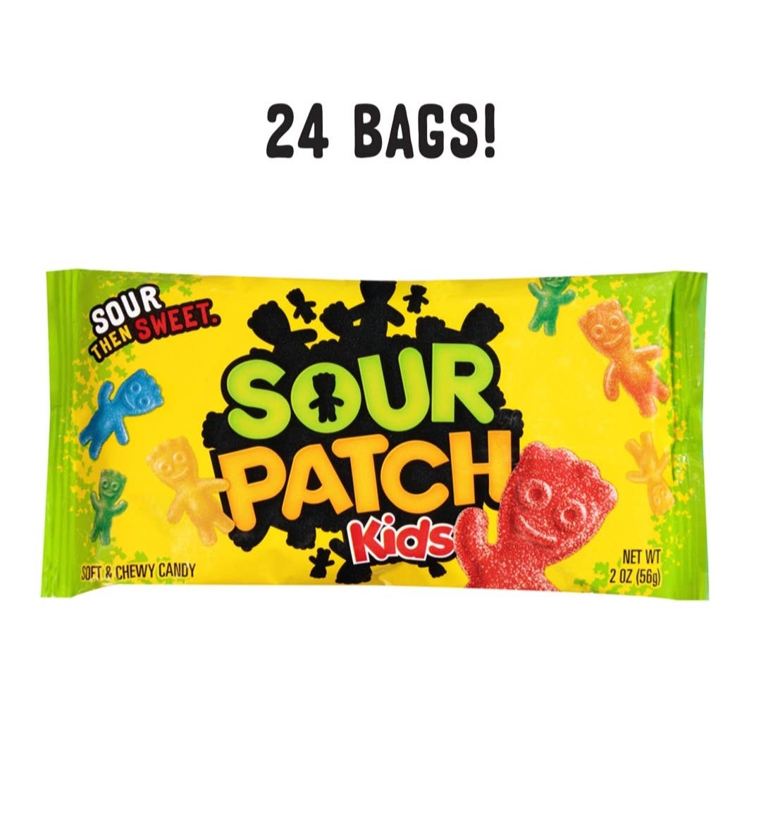 Majestic Wholesale - Wholesale Gummy - SOUR PATCH KIDS Candy – 24ct Full-Size Soft & Chewy1