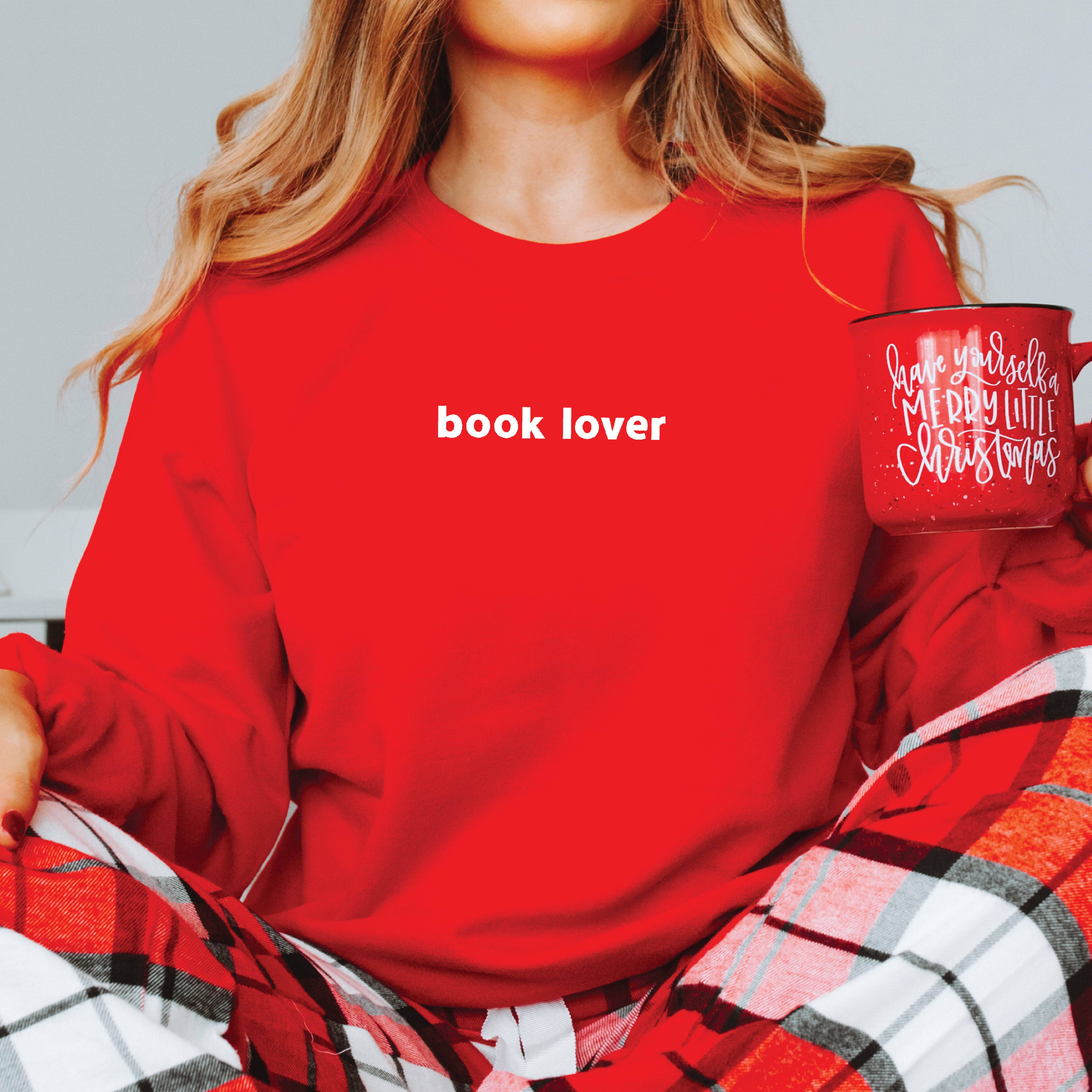 P E T I T R U E - Wholesale Sweatshirt - Women's - Book Lover Embroidered Sweatshirt - Minimalist Design4