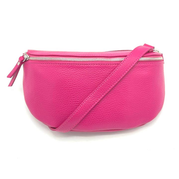 Suie Valentini srl - Vendita all'ingrosso Borsa a tracolla - Donna - Marsupio in pelle genuina Made in Italy, art. 1124664