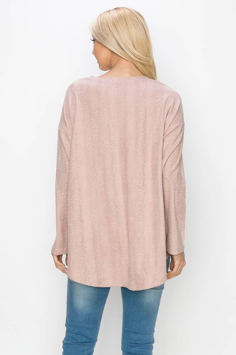 Joh Apparel - Vente Tunique – femme - Haut en daim extensible à imprimé animal Ailith6