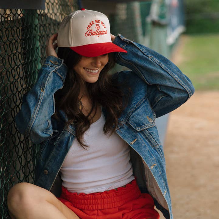 Ruby Moon - Wholesale Trucker Hat - Women's - Take Me Out To The Ballgame-Baseball Hats4