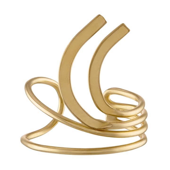 10K massivt guld snygg öronmanschett för wholesale av Zahav Jewelry