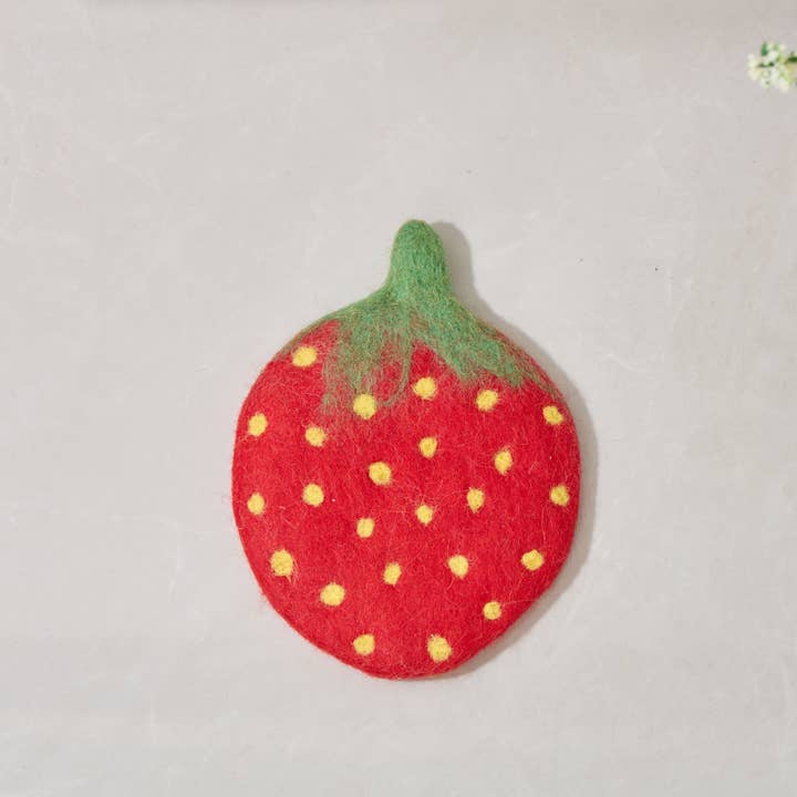 Sparkle Being - Wholesale Coasters - Handmade Felt Coffee Cup Mug Table Mat Coasters - Fruits1