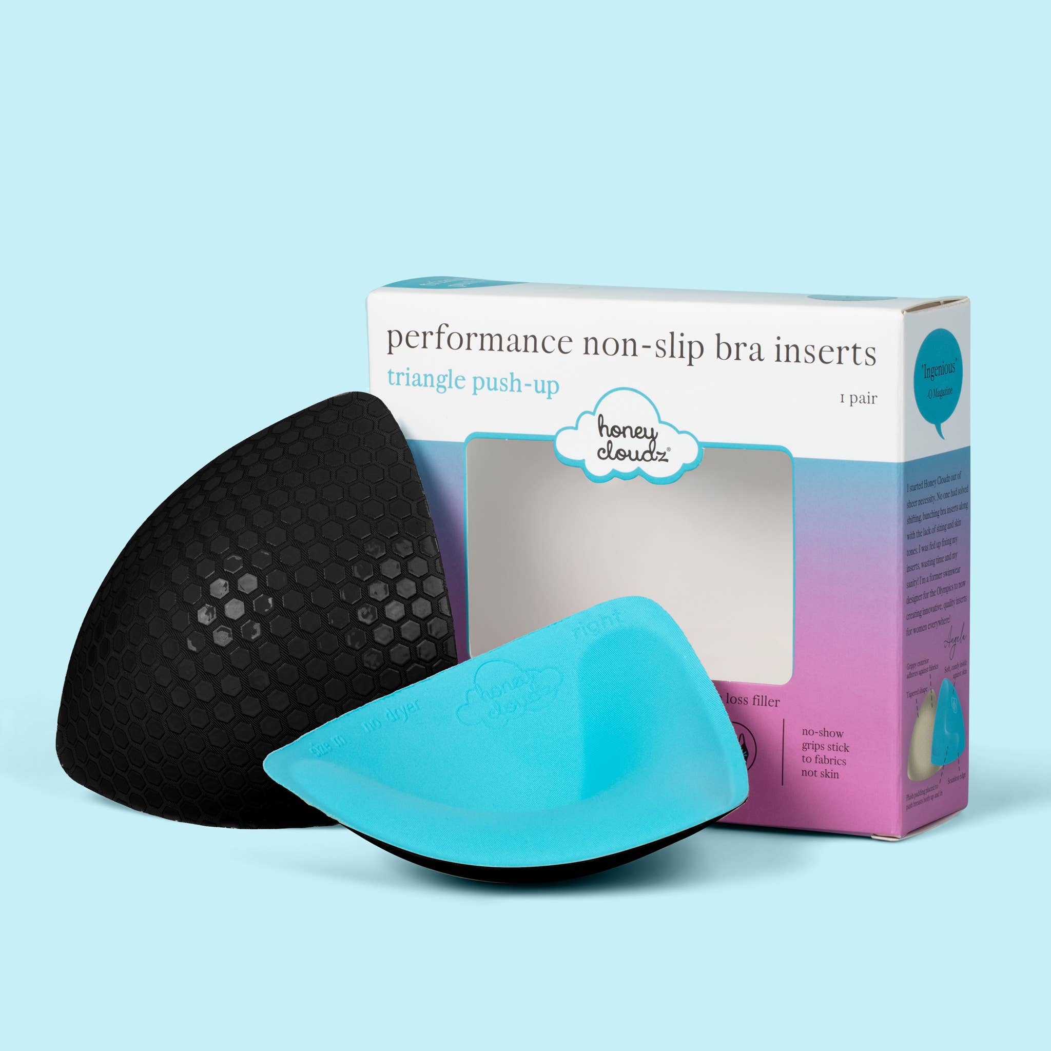 Honey Cloudz - Wholesale Bra Inserts - Women's - Triangle Push Up Bra Inserts9