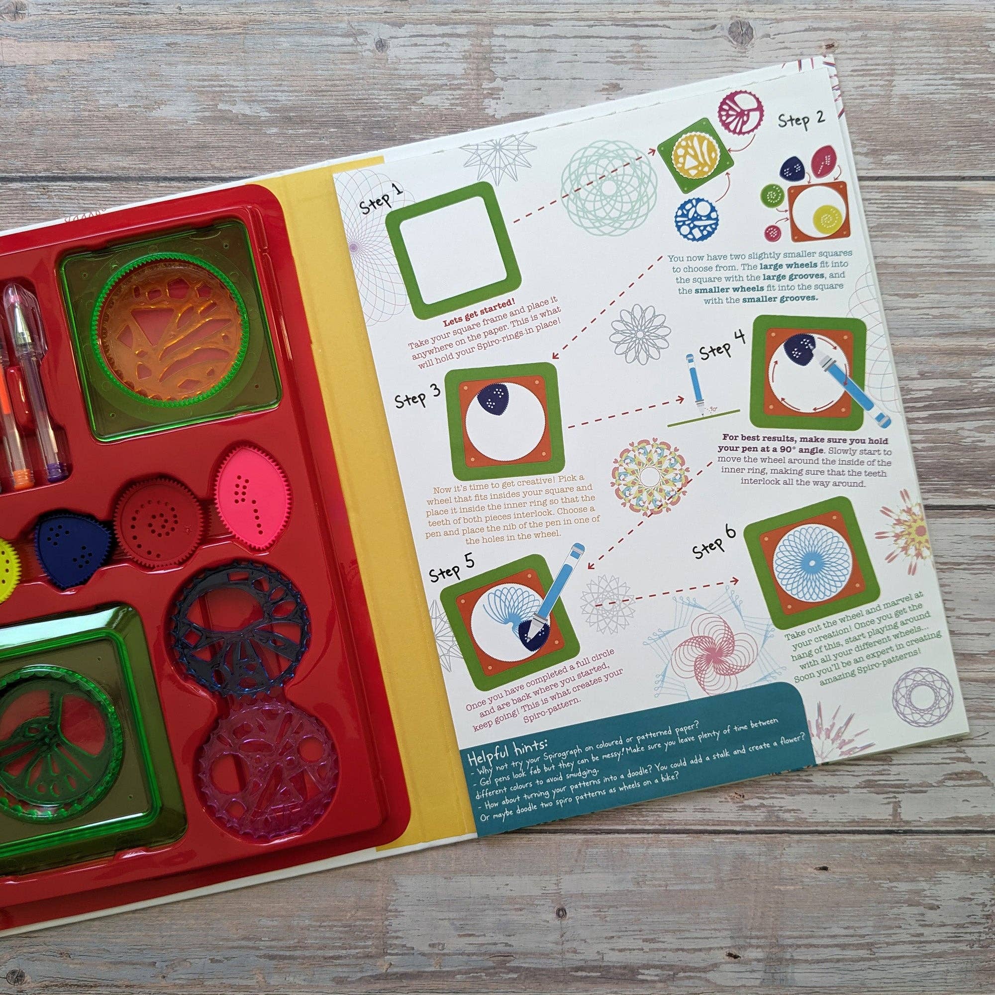 Robert Frederick Ltd – wholesale Crafts, hobbies & DIY book – Get Creative With Spiro Wheels - Children's Activity Book - Includes Pad, Pens and Wheels4