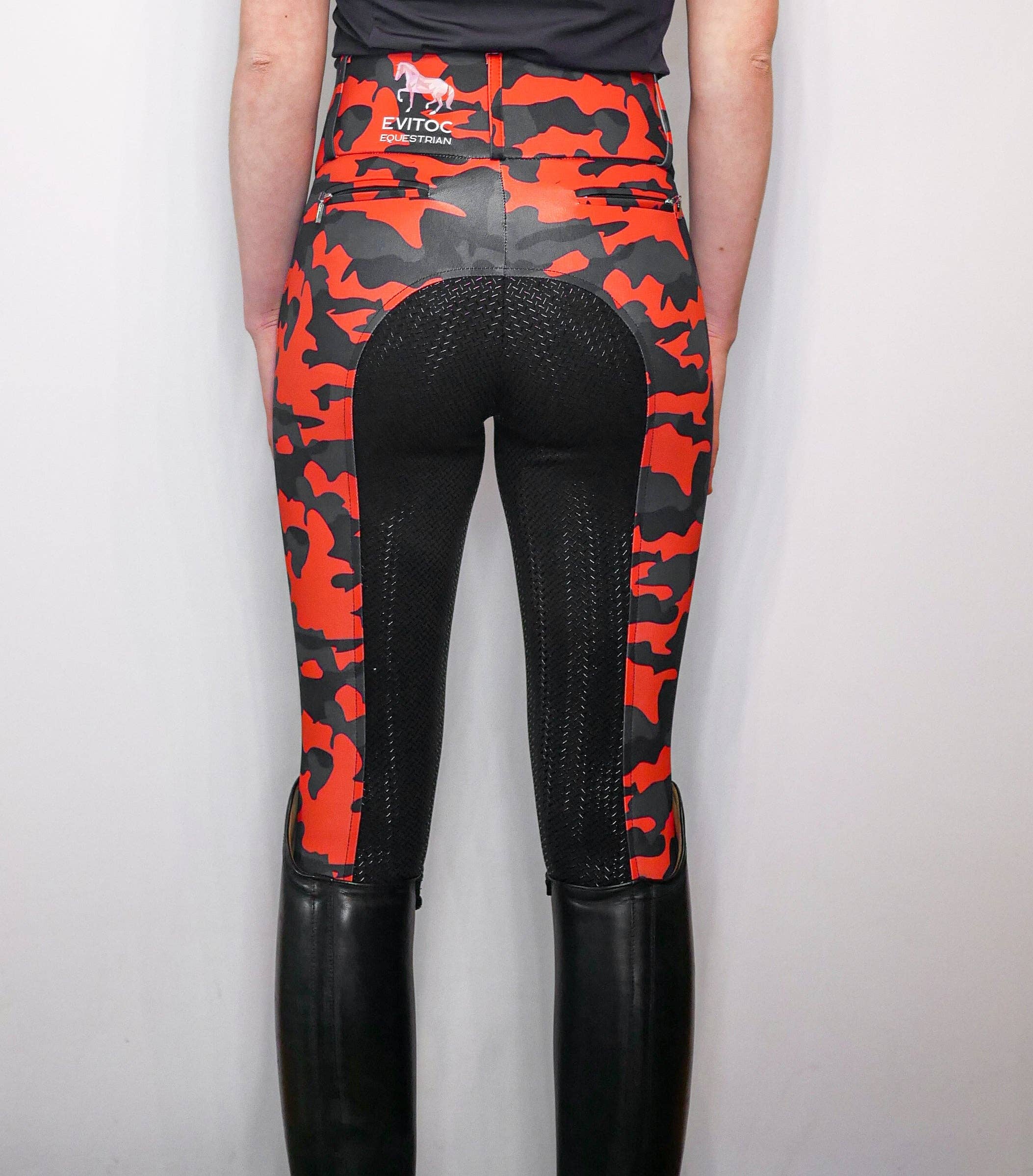 Evitoc Equestrian - Vendita all'ingrosso Pantalone - Donna - Breeches Evitoc Red Camou7
