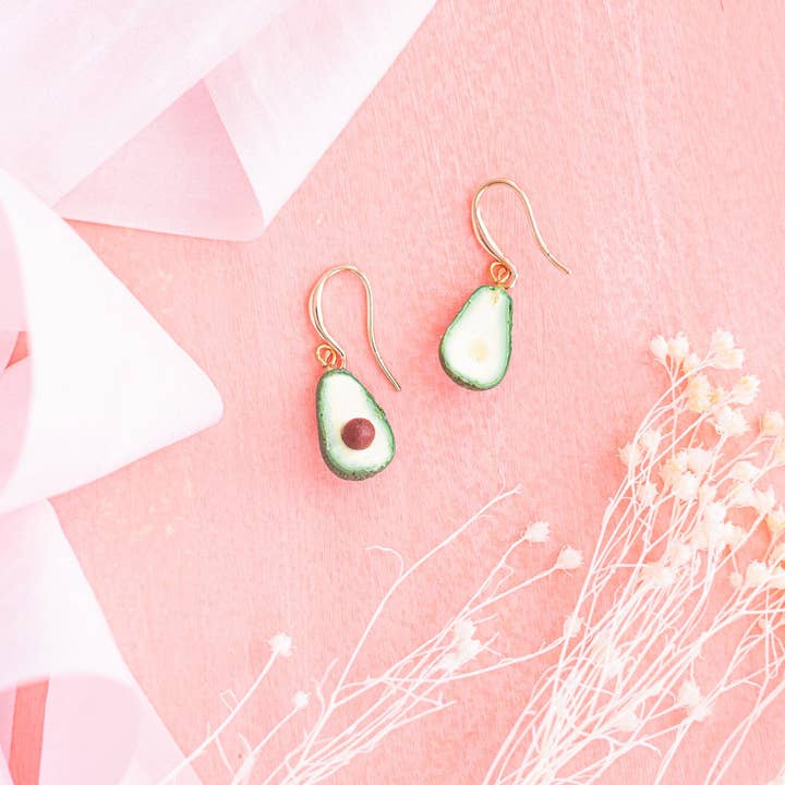 Lulou Bijoux - Venta al por mayor Pendientes colgantes - Pendientes Aguacate2