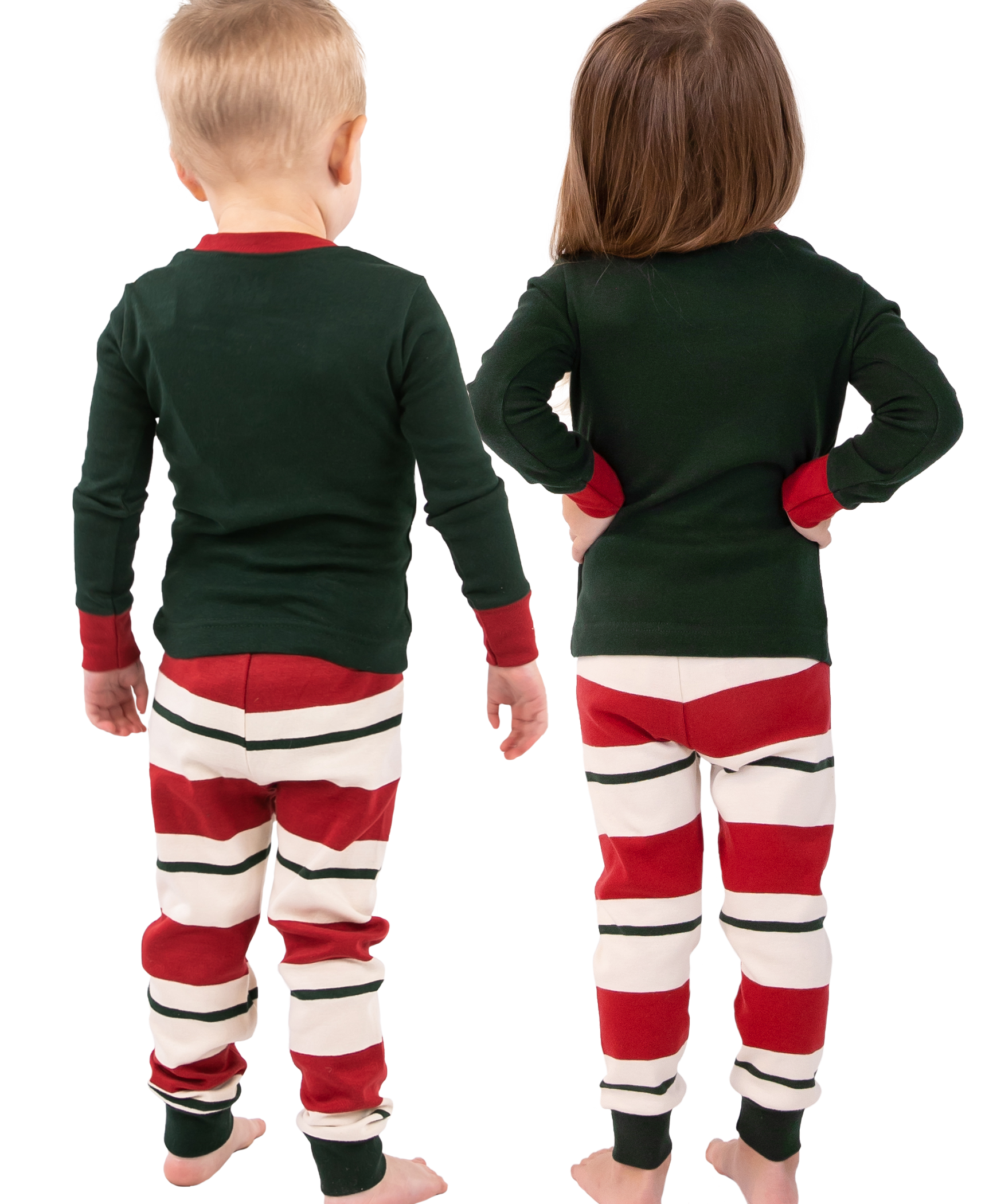 Lazy One - Wholesale Sleepwear Set - Kids - Naughty Elf Kid's Long Sleeve Pajama Set3
