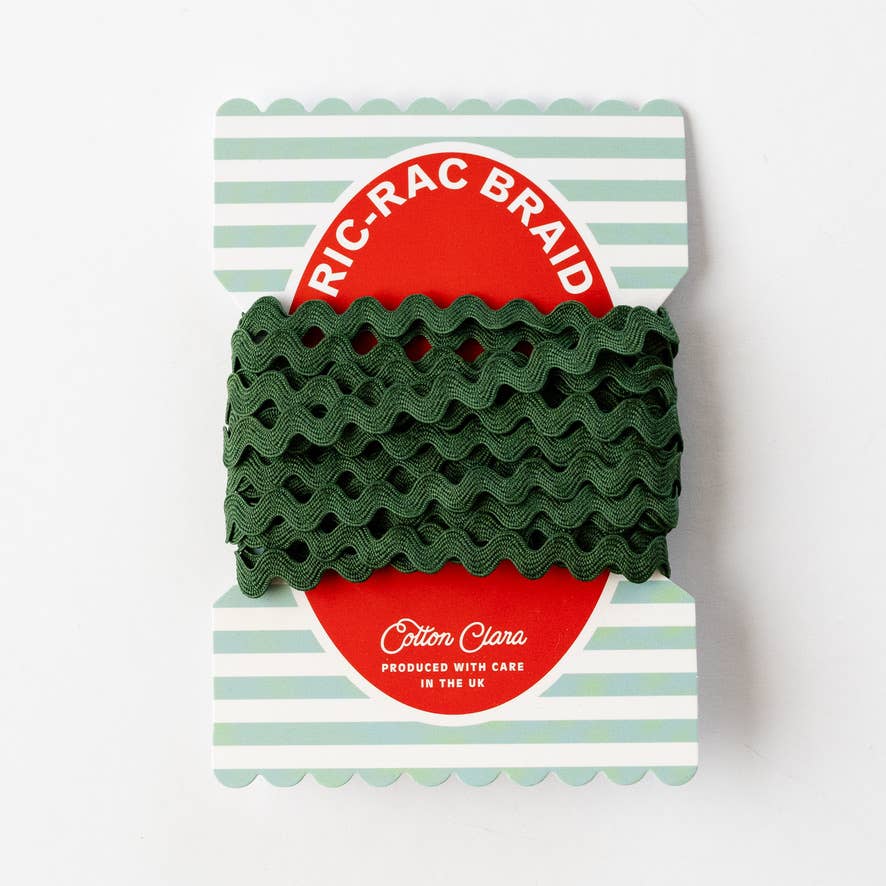 Cotton Clara Craft Kits & Supplies - Venta al por mayor Material para manualidades - 4 metros de cinta ric rac en carrete colorido6