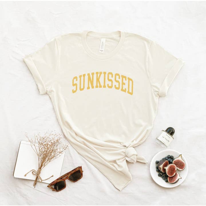 OAT COLLECTIVE - Wholesale Screen Printed T-Shirt - Women's - SUNKISSED Graphic T-Shirt