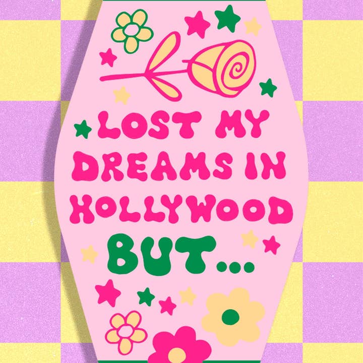 LOLALA - Your California Happiness Market 💛 - Wholesale Keychain - Women's - Lost My Dreams In Hollywood Keychain