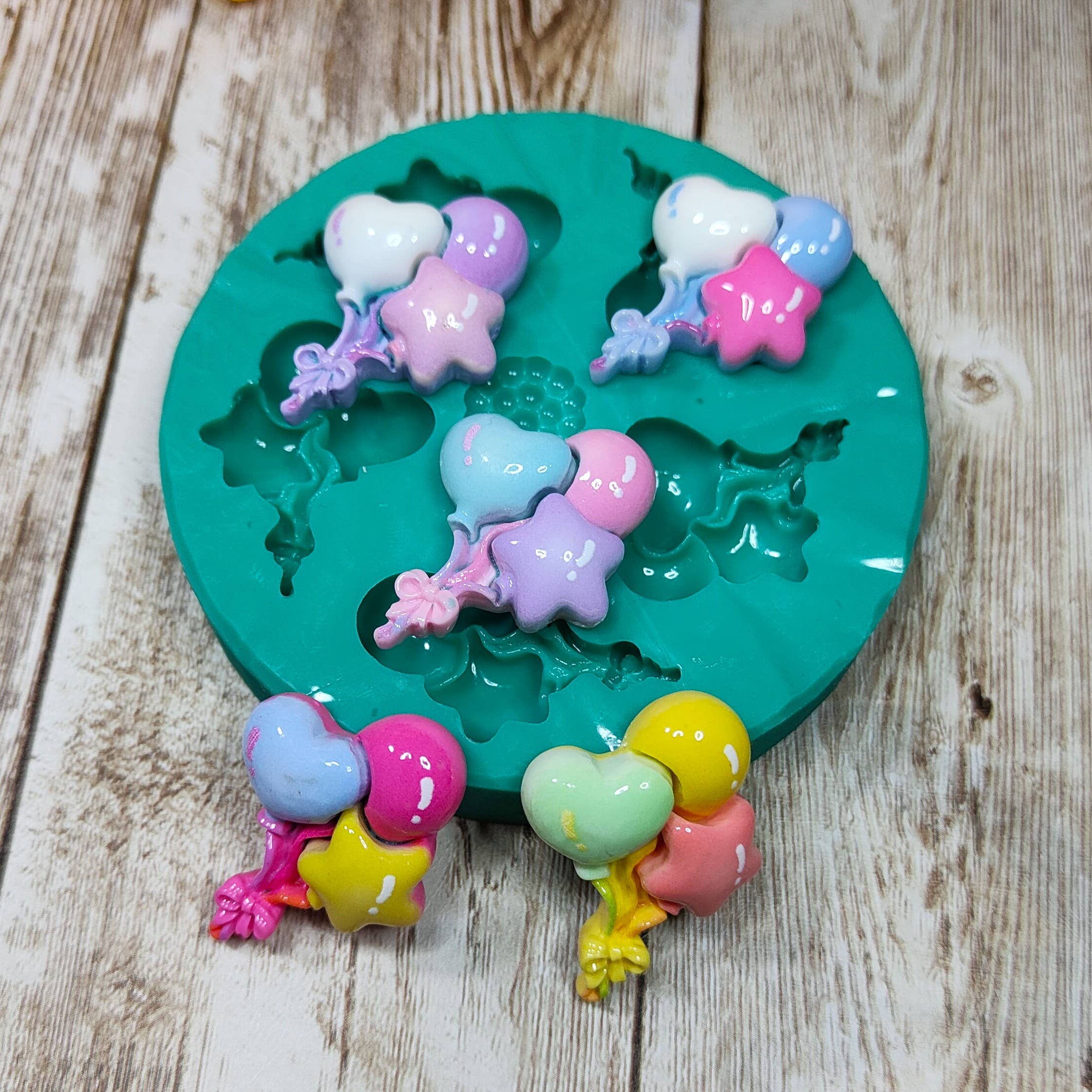 Serena Creazione di Serena Stampone - Wholesale DIY Craft Kit - Mixed Balloon Mold 5pcs 3cm in silicone for resin plaster2