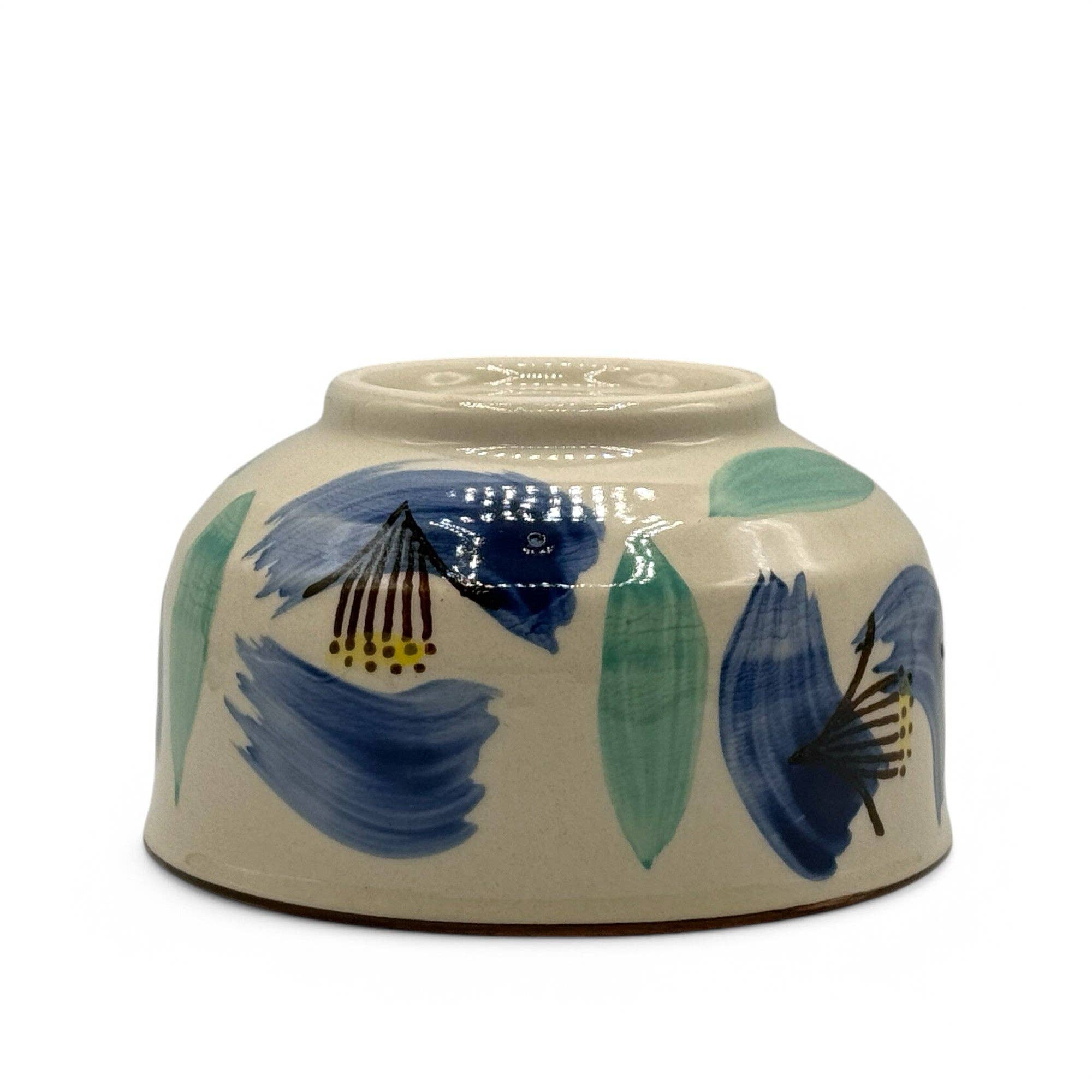 Inoue Tea – Tigela por atacado – Aoi Mizu no Hana Beige Seto-yaki Chawan - Taça de Matcha Japonesa2