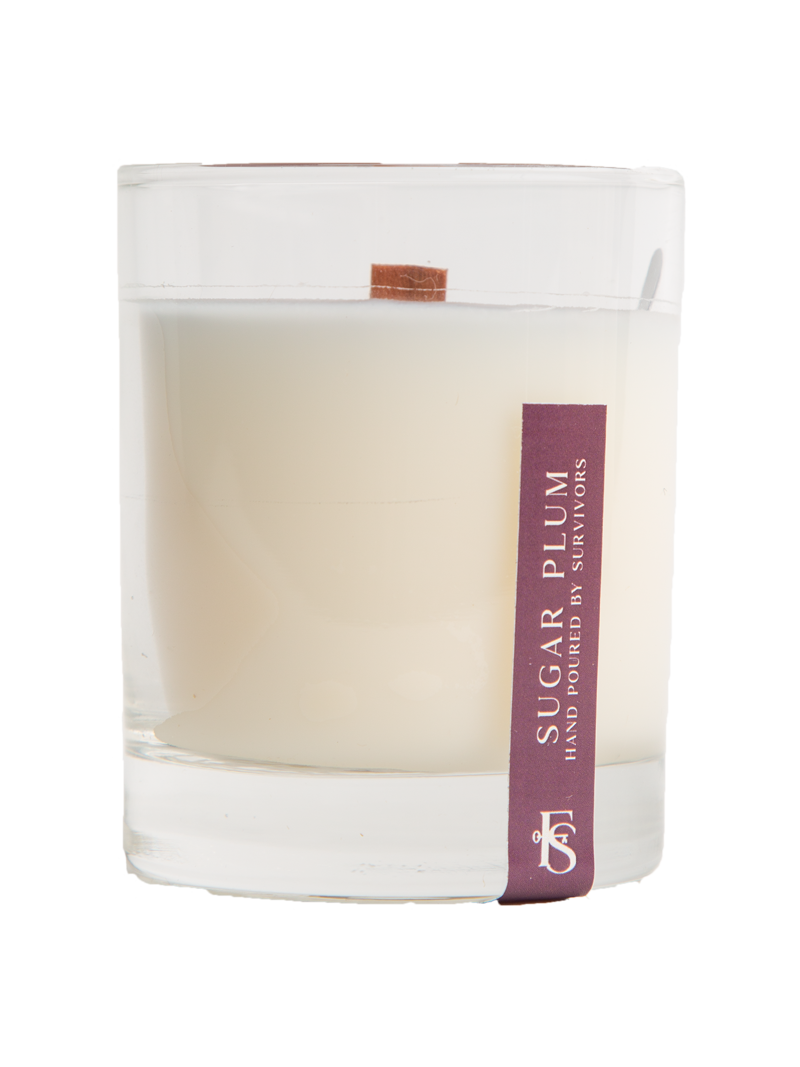 Freedom Studios - Wholesale Jar/Filled Candle - Sugar Plum 7.5 oz Wooden Wick Candle1