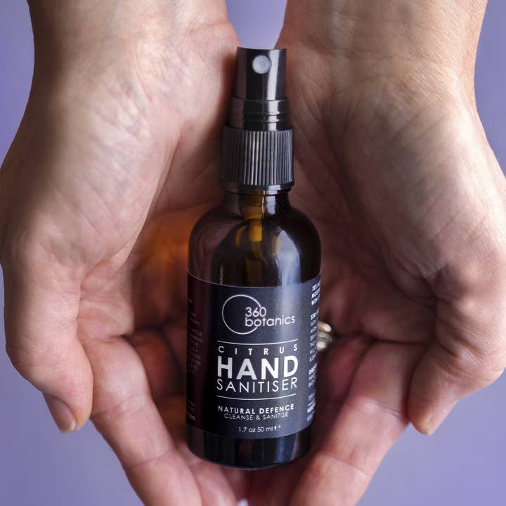Citrus Hand Sanitiser for wholesale by 360 Botanics