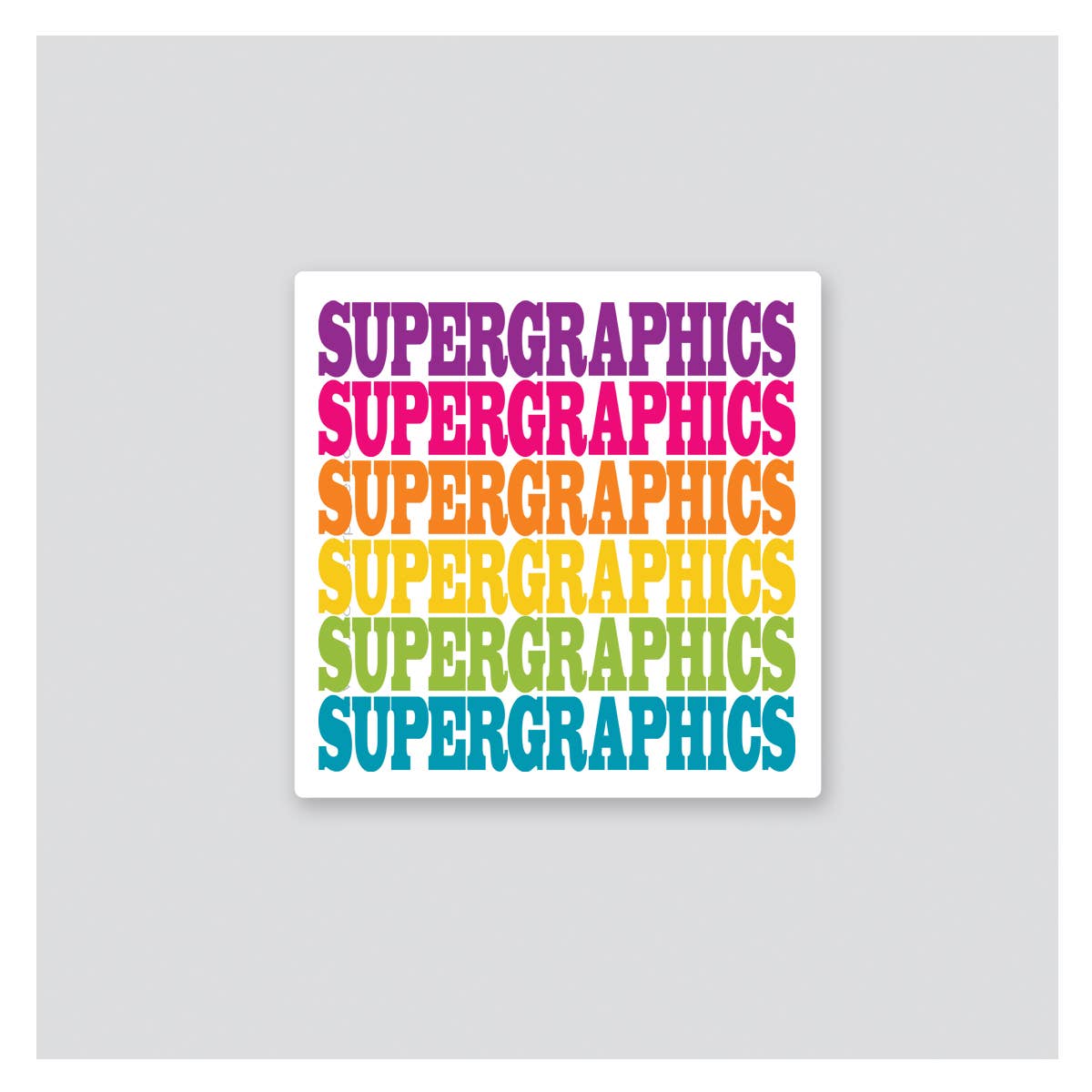 Rock Scissor Paper - Wholesale Sticker - Personalized City Sticker - Supergraphics repeat name drop0