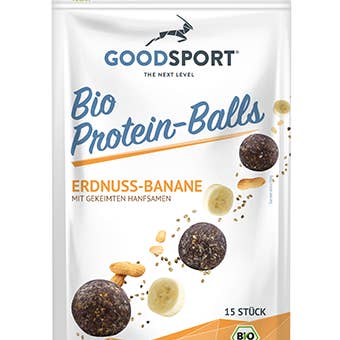 Organic protein balls, peanut banana, sprouted, bar, sport for wholesale by Goodsport