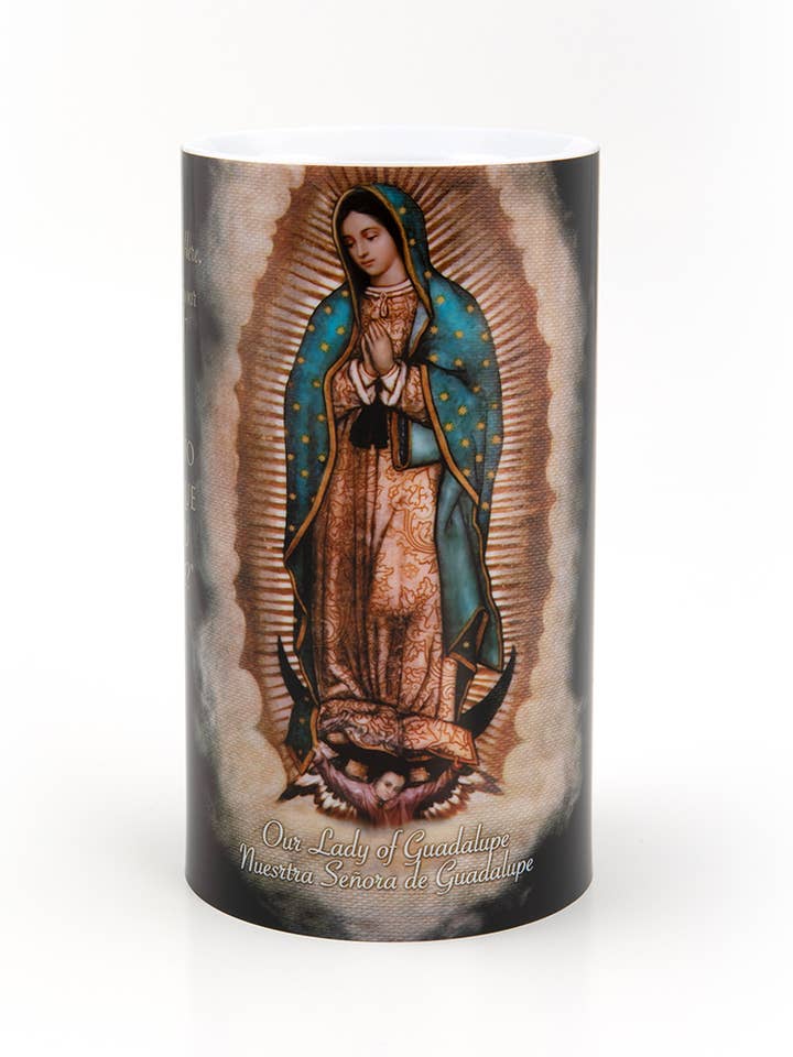 The Saints Collection Our Lady of Guadalupe Prayer Candle and other Purchase Wholesale saints. Free Returns & Net 60 Terms on Faire trending on Faire.