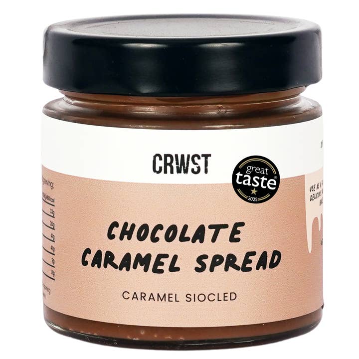 Chocolate Caramel Spread (210g) for wholesale by Crwst