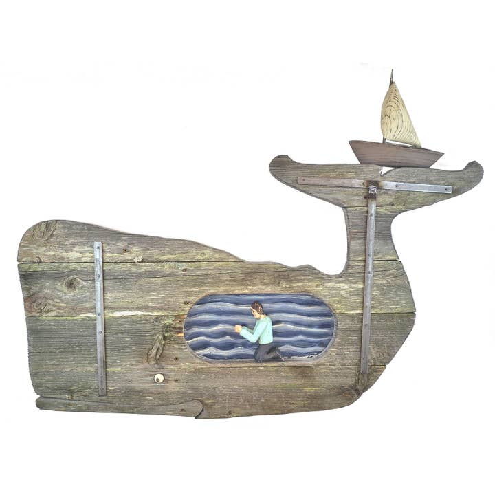 Three Points Design - Wholesale Wall Accent - Jonah and the Whale - 'In the Belly'