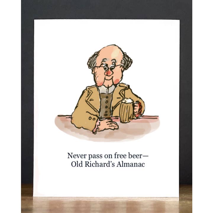 Cards by Charlot - Wholesale Everyday Greeting Card - Everyday Greeting: Free Beer