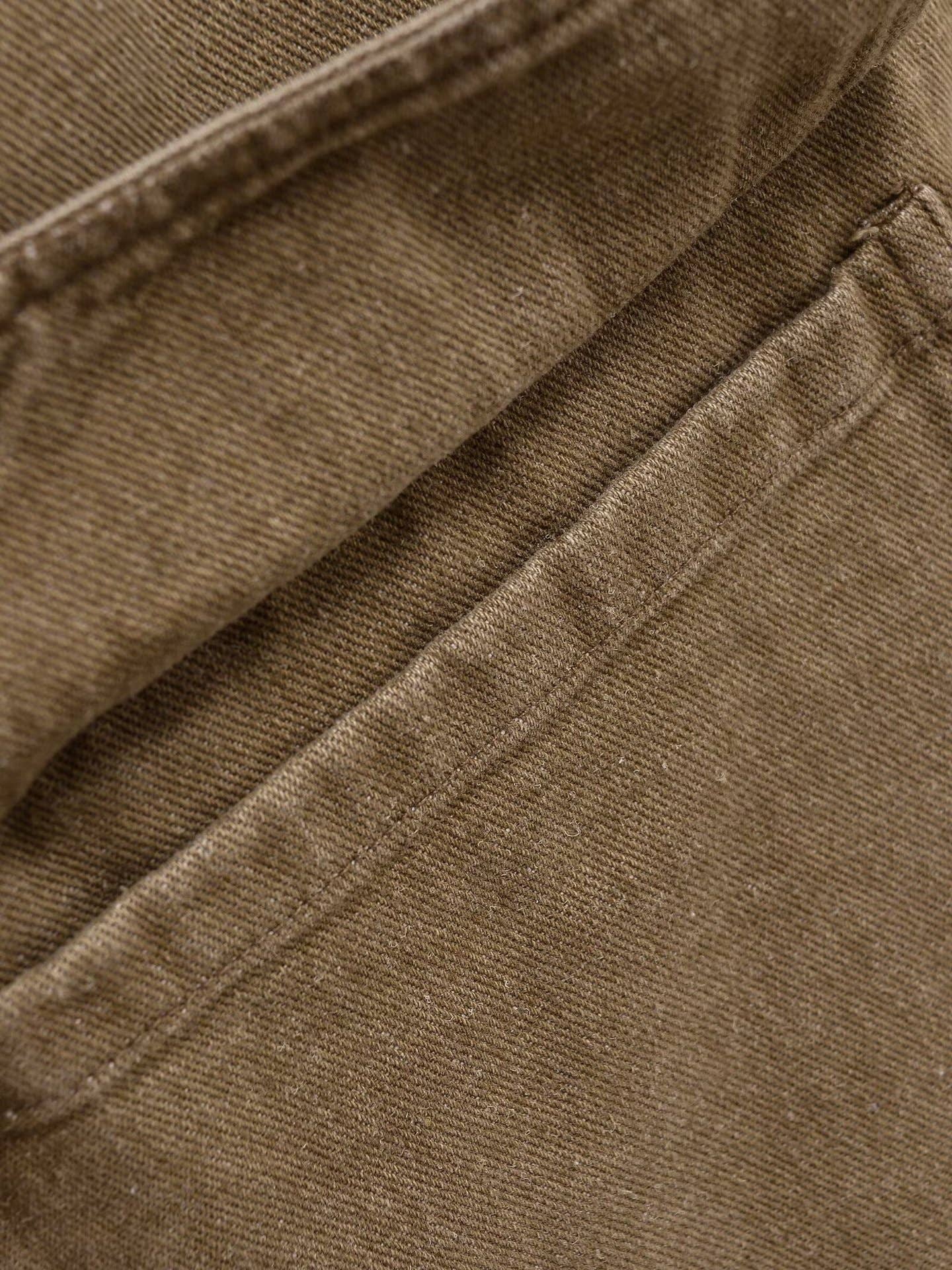 KHAKI Stitching collision color lapel denim jacket for wholesale on Faire6