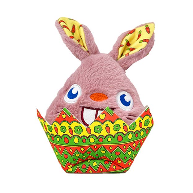 WufWuf - Wholesale Pet plush toy – Dog - WufWuf Rabbit In The Egg Shell Interactive Plush Dog Toy0