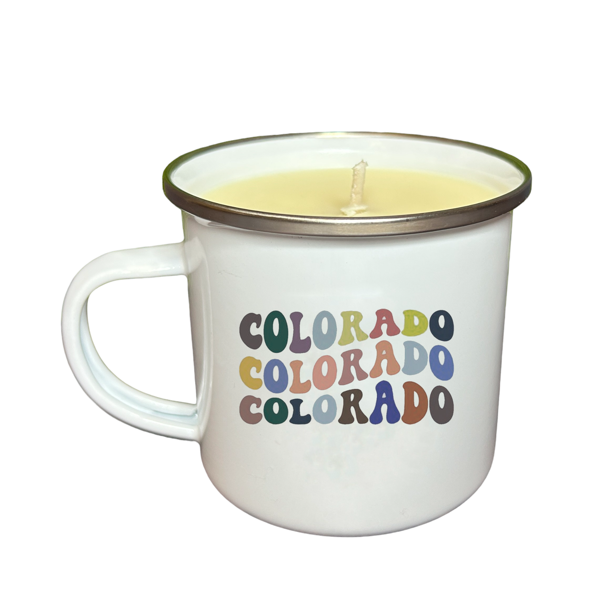 Clever Cow Candle Co - Wholesale Jar/Filled Candle - Colorado Souvenir Tourist Gift Soy Wax Candle Reusable Mug1