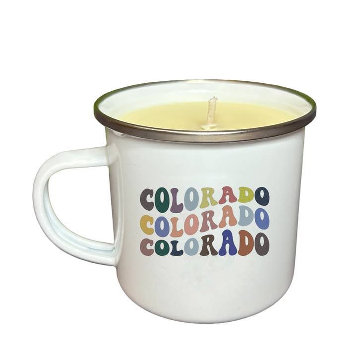Clever Cow Candle Co - Wholesale Jar/Filled Candle - Colorado Souvenir Tourist Gift Soy Wax Candle Reusable Mug1