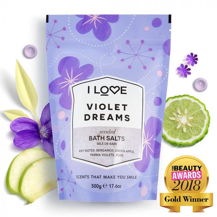 Violet Dreams Bath Salts för wholesale av I LOVE