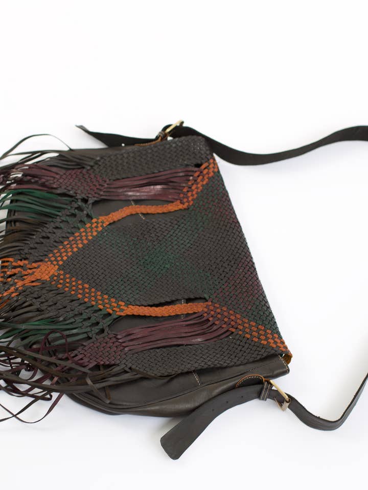Jungle Fringe Shoulder Bag for wholesale by Kin Amora