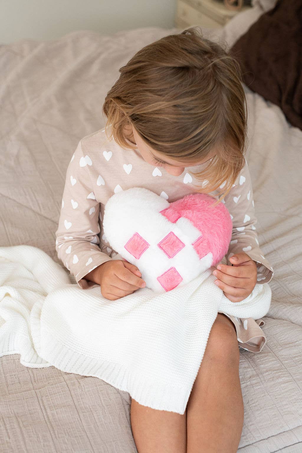 Scandinavian Hearts - Wholesale Stuffed/Plush Toy - Kids & Baby - Woven Heart Plush Stuffy Scandinavian Keepsake Pillow2