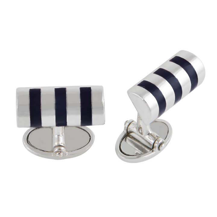 Sort Metro Manchetknapper for engroshandel hos Dancing With Jewels