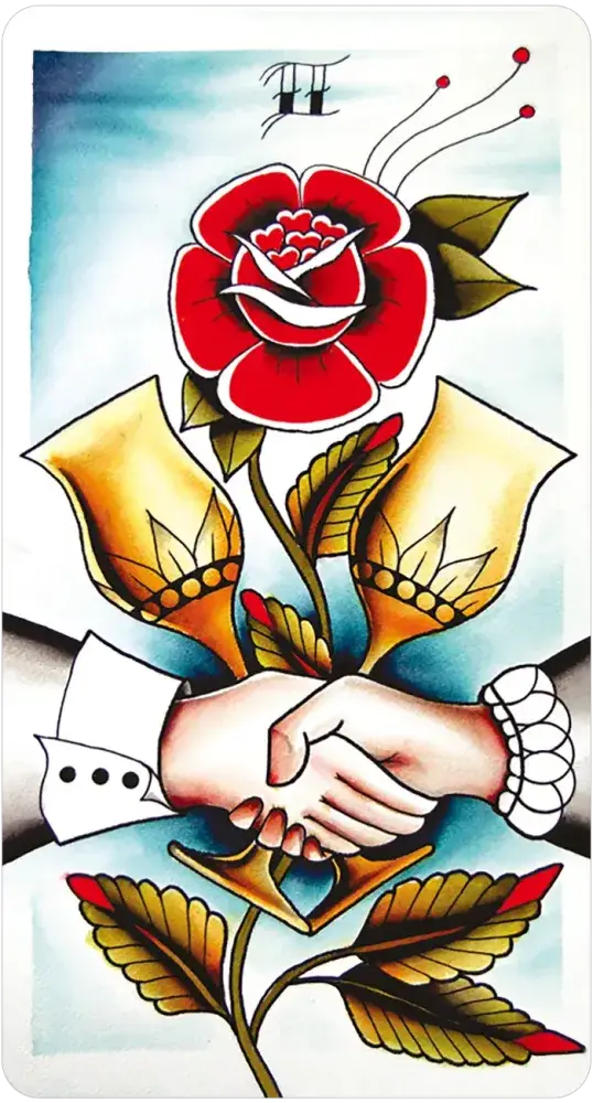 U.S. Games Systems Inc. - Wholesale Tarot Cards - Eight Coins' Tattoo Tarot Borderless Miniature Edition5