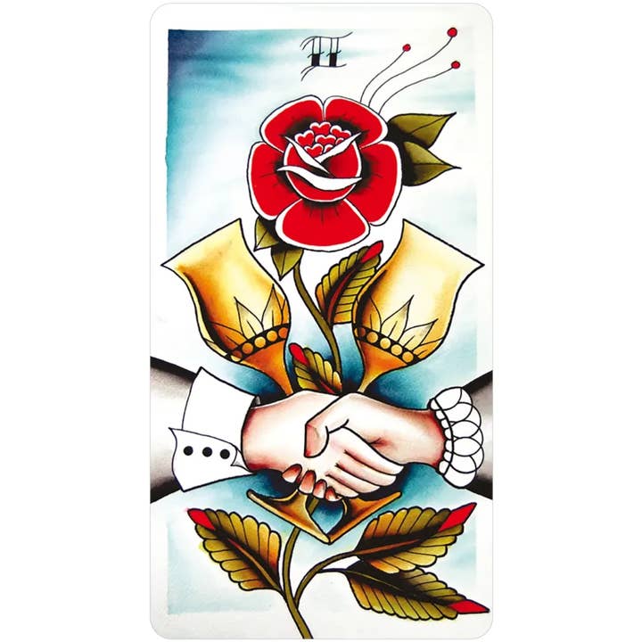 U.S. Games Systems Inc. - Wholesale Tarot Cards - Eight Coins' Tattoo Tarot Borderless Miniature Edition5