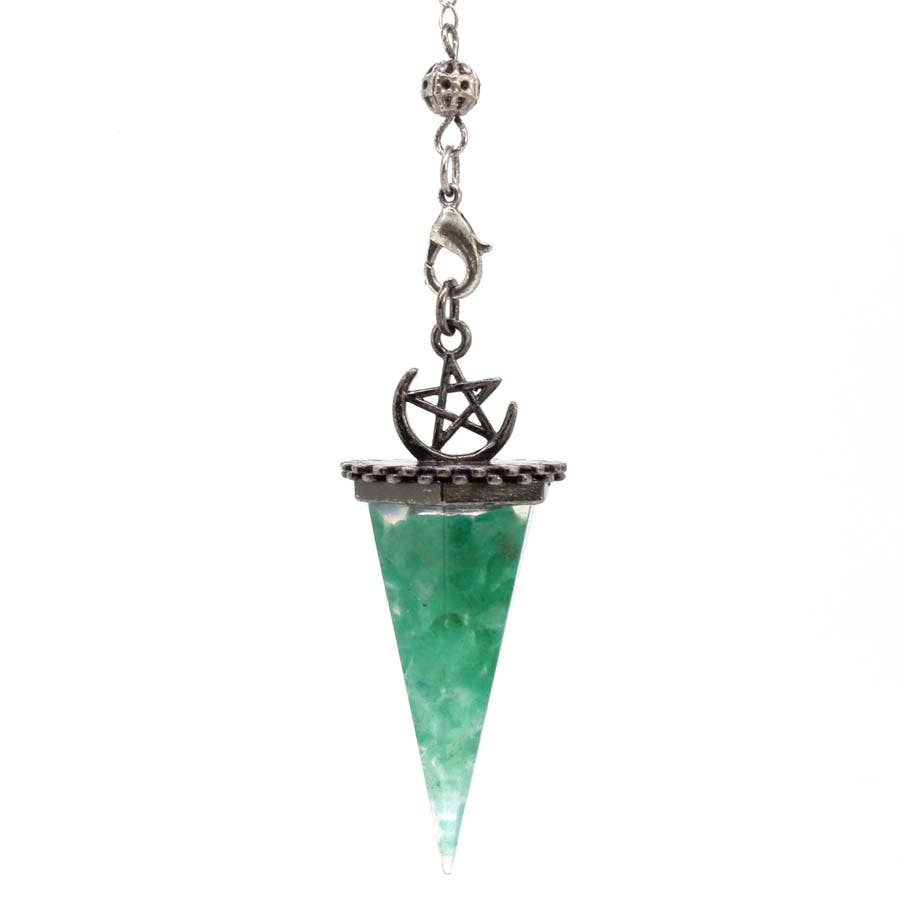 GemMeet - Wholesale Spiritual Stone/Crystal - Crystal Gravel Cone Pendulum9