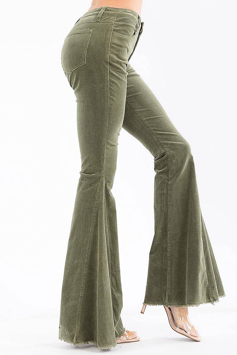 ROUSSEAU – Engroshandel Bukser - Dame – BUKNAPPER LOMMER BELL-BUKSEFLØJLSBUKSER4