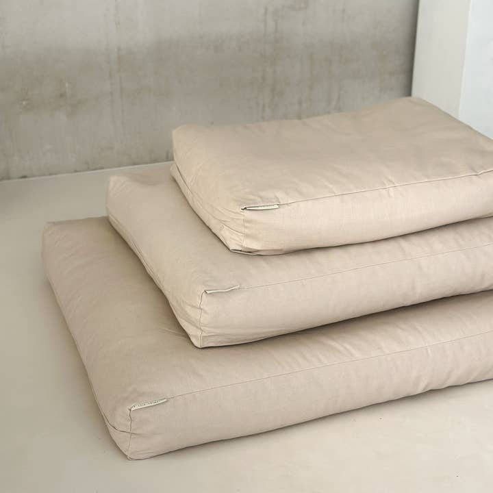 STUDIO ANIMAUX - Wholesale Pet Pillow - Dog - Dog pillow | cotton | EPS pearl filling | vanilla | size S5